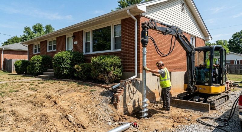 Helical Pile Installation