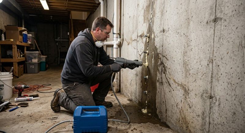 Basement Foundation Repair in East Walpole, MA