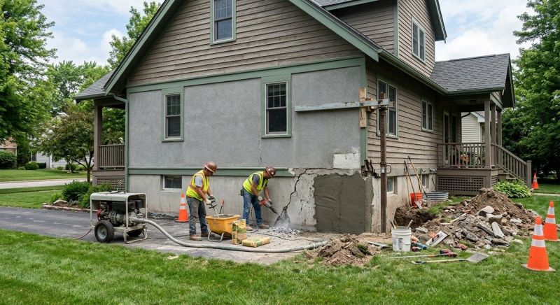 Building Foundation Repair in Beverly, MA
