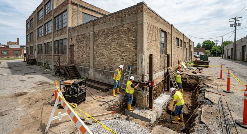 Building Foundation Repair in Chelsea, MA