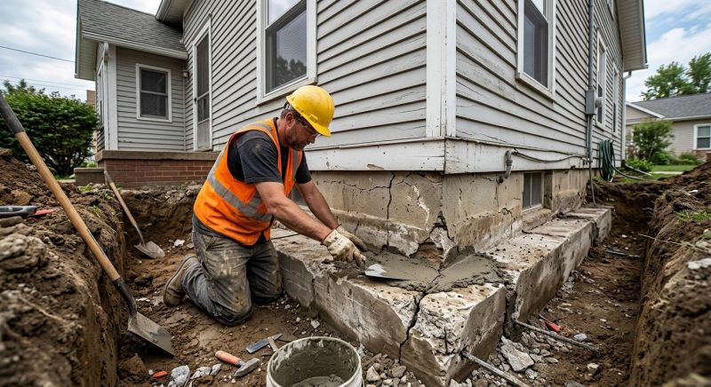 Building Foundation Repair in Hingham, MA