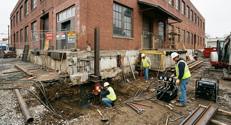 Building Foundation Repair in Saugus, MA