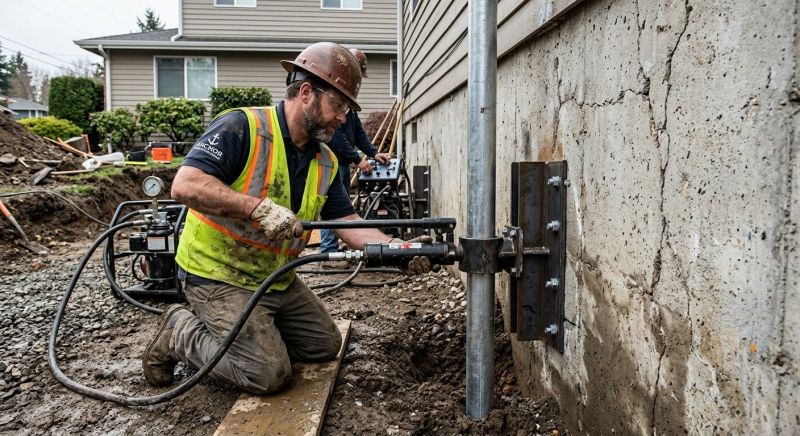 Concrete Foundation Leveling in Everett, MA