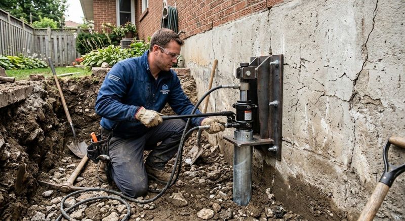 Concrete Foundation Leveling in Newton, MA