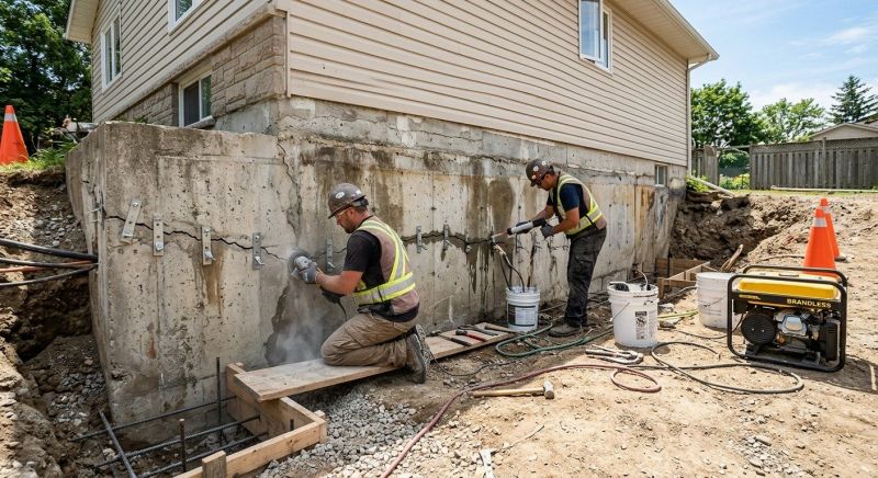 Concrete Foundation Repair in Abington, MA