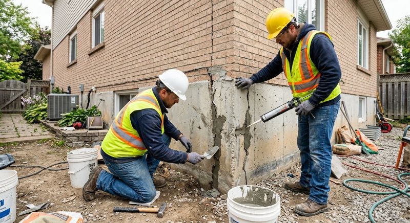 Concrete Foundation Repair in East Walpole, MA