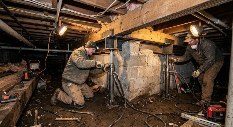 Concrete Foundation Repair in Topsfield, MA