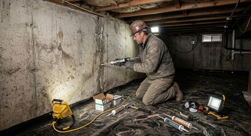 Crawlspace Foundation Repair in Carlisle, MA