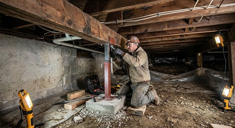 Crawlspace Foundation Repair in Needham, MA