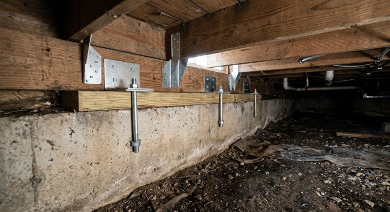 Crawlspace Structural Repair in Newton, MA