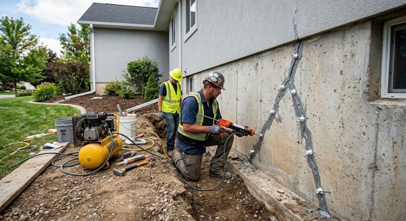 Foundation Crack Repair in Lincoln, MA
