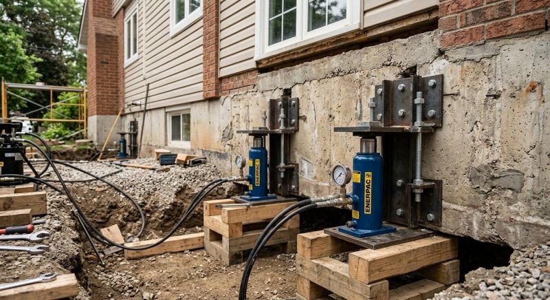 Foundation Jacking in Ashland, MA
