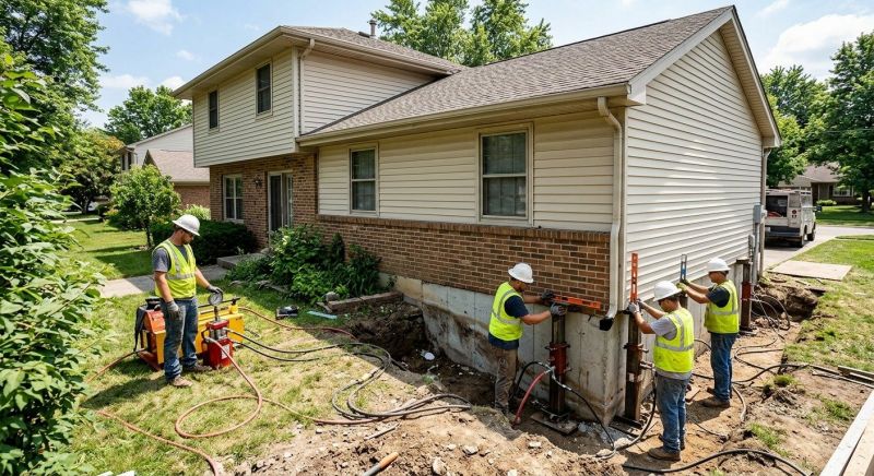 Foundation Jacking in Everett, MA