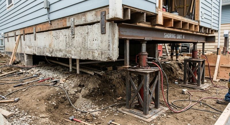 Foundation Jacking in Hanover, MA