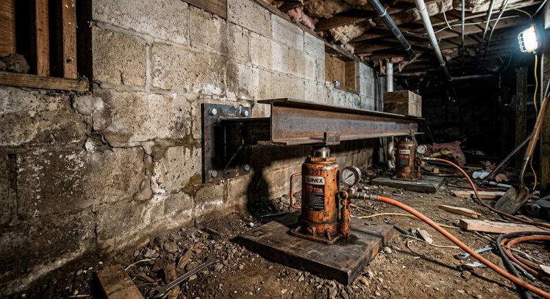 Foundation Jacking in Hyde Park, MA