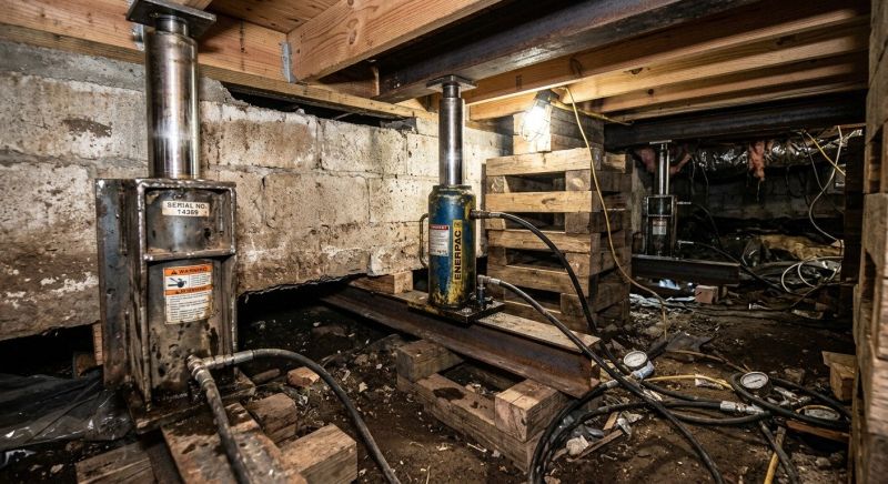 Foundation Jacking in Lawrence, MA