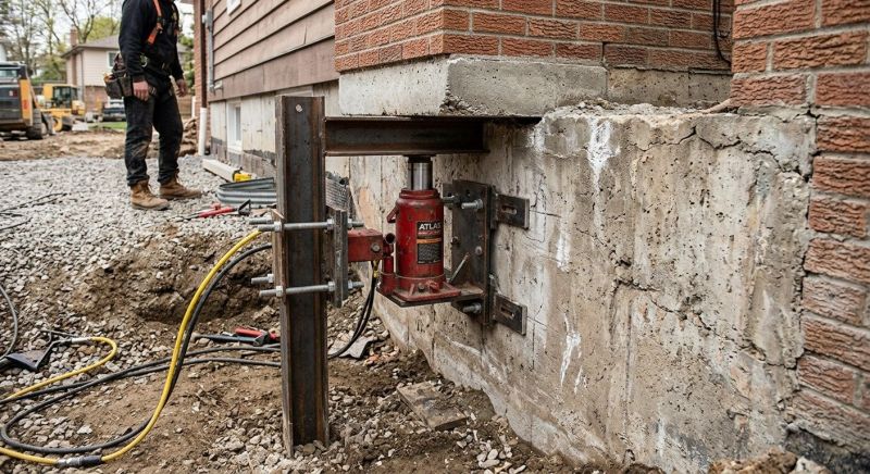 Foundation Jacking in Lowell, MA