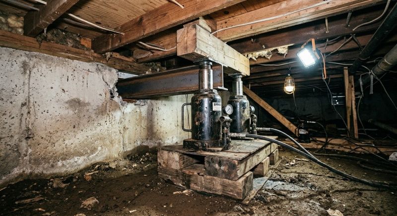 Foundation Jacking in Norfolk County, MA