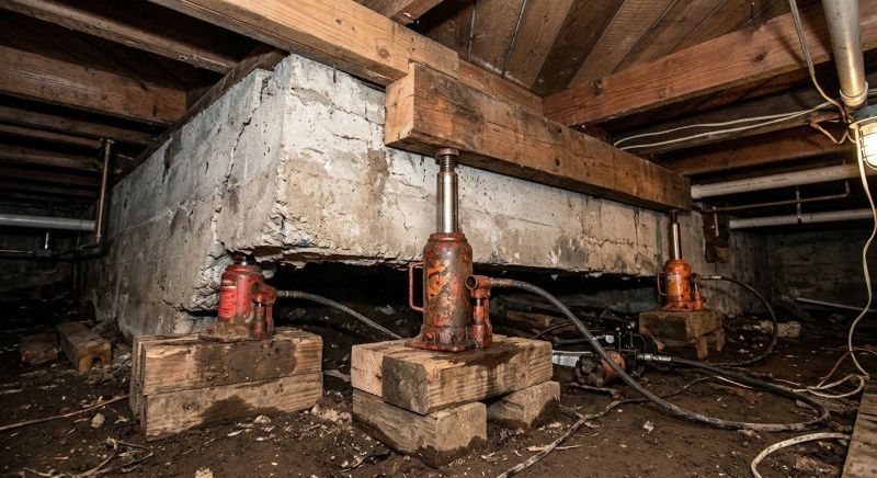 Foundation Jacking in Westborough, MA