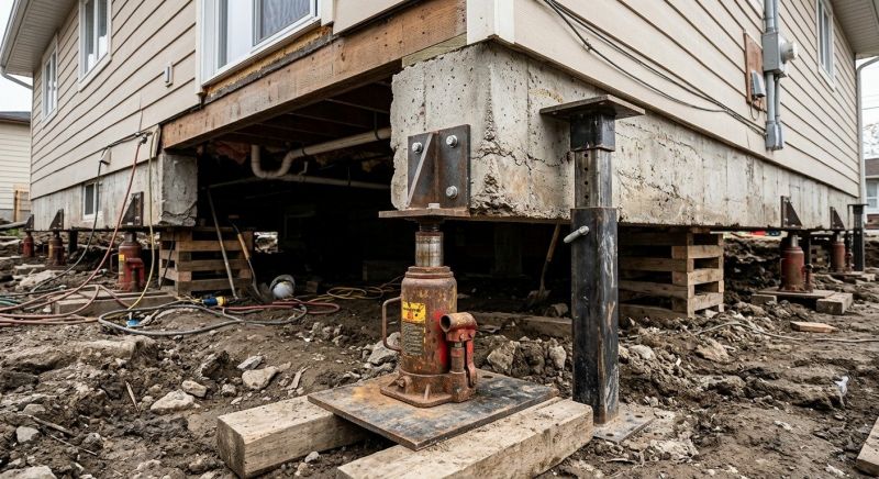 Foundation Lifting in Everett, MA