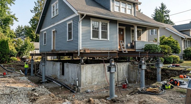 Foundation Raising in Charlestown, MA