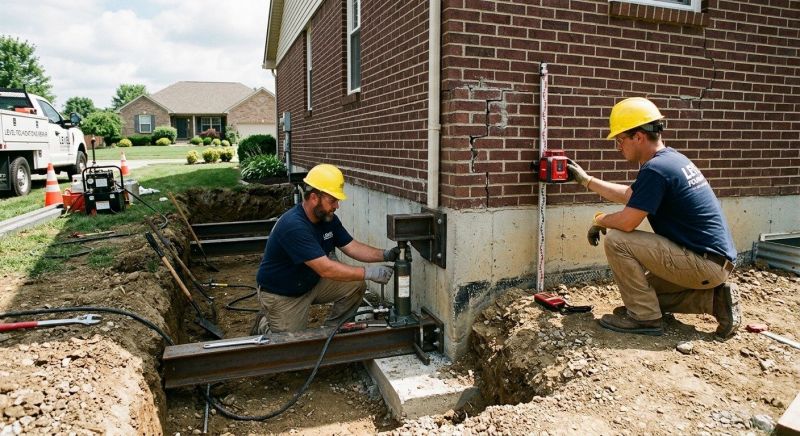 Foundation Releveling in Newton, MA