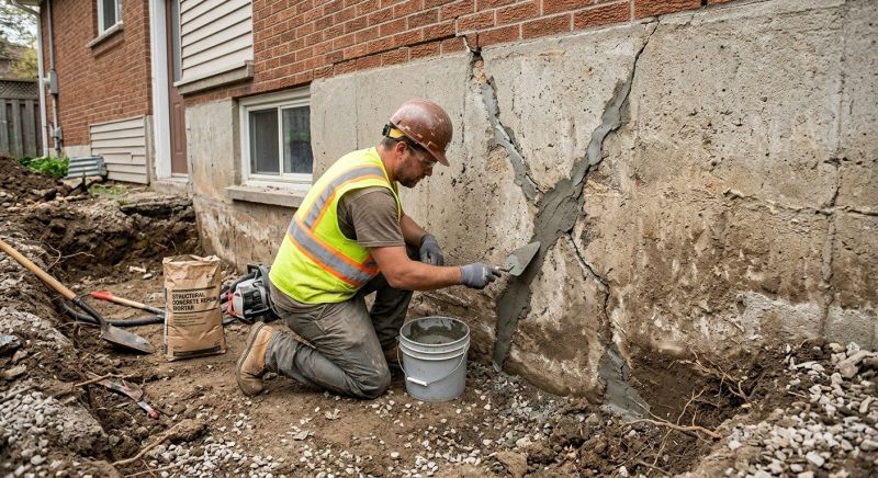 Foundation Repair in Dracut, MA