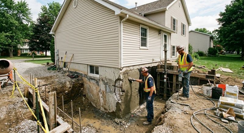 Foundation Restoration in Newton, MA