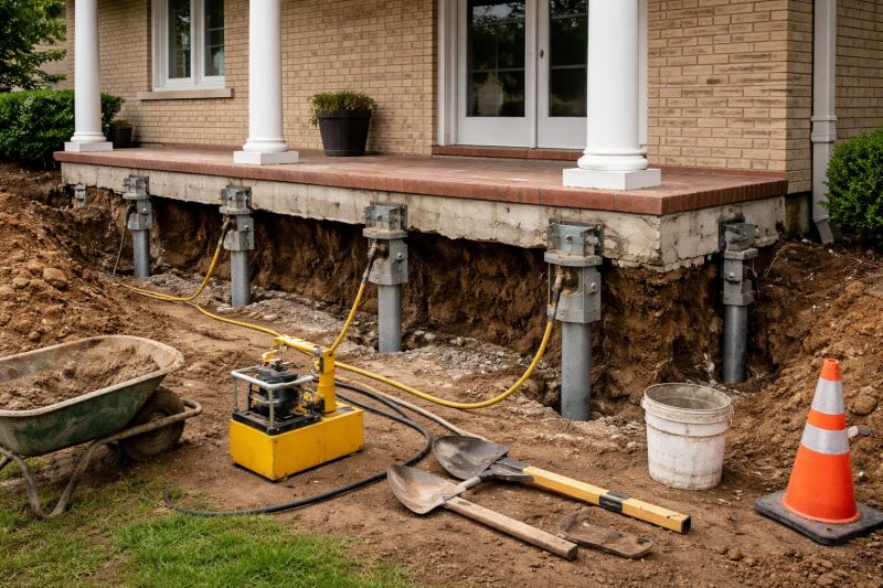 Foundation Stabilizing in Holbrook, MA