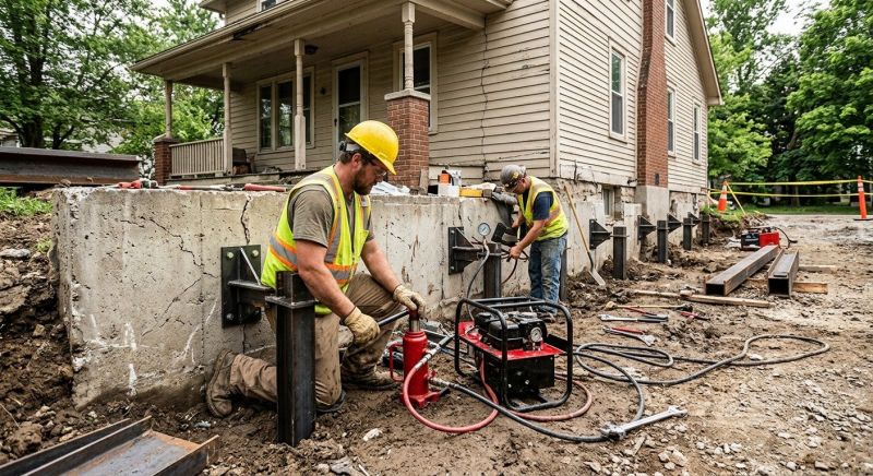 Foundation Stabilizing in Rockland, MA