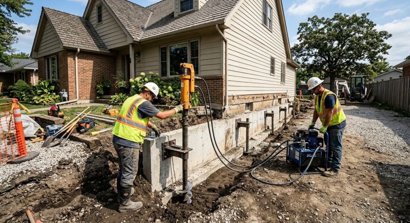 Foundation Strengthening in Newton, MA