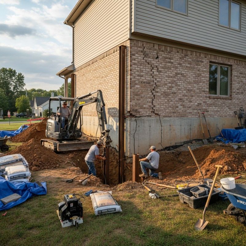 Foundation Structural Repair in Abington, MA