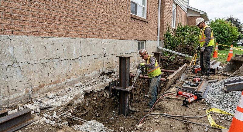 Foundation Structural Repair in Beverly, MA