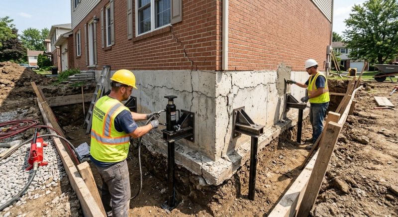 Foundation Structural Repair in Northborough, MA