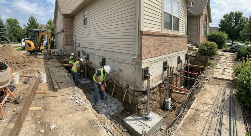 Foundation Underpinning in Newton, MA