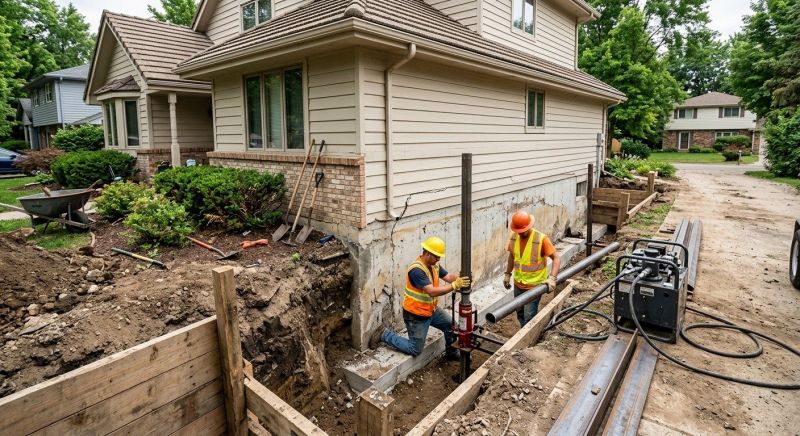 Home Foundation Repair in Stoneham, MA