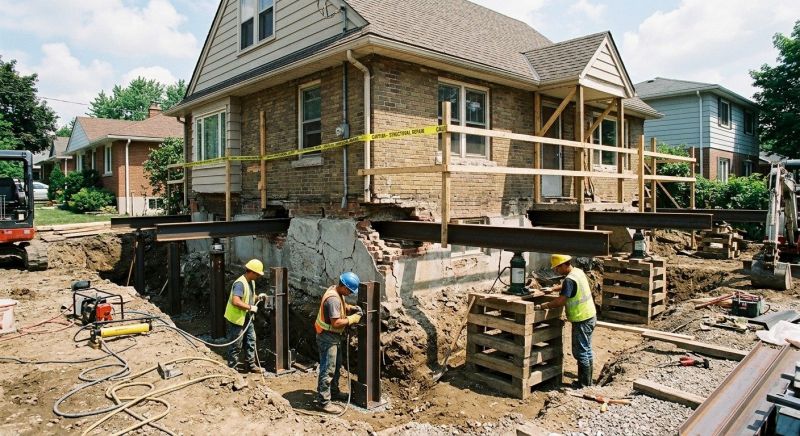 House Foundation Repair in Framingham, MA