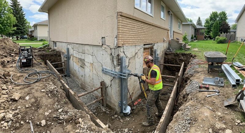 House Foundation Repair in Lexington, MA