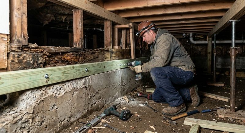 Sinking Foundation Repair in Charlestown, MA