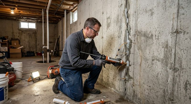 Structural Crack Repair in Newton, MA