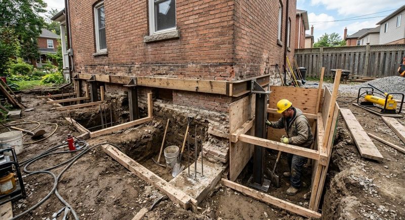 Structural Underpinning in Newton, MA