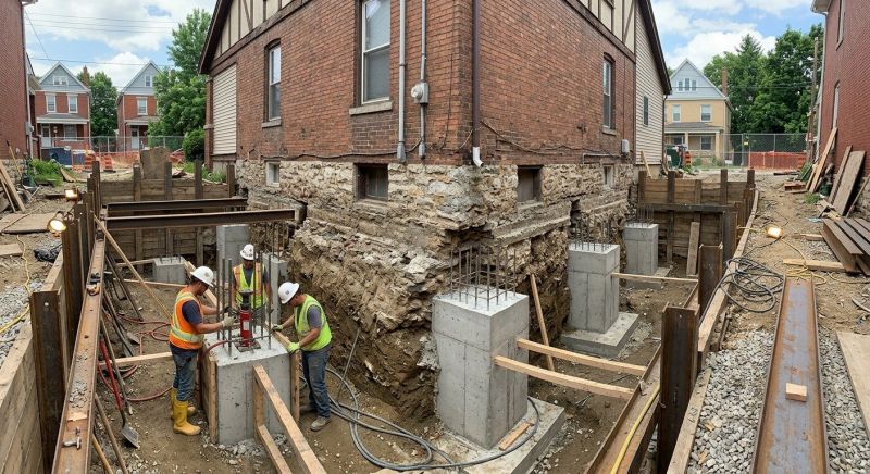 Structural Underpinning in Newton, MA