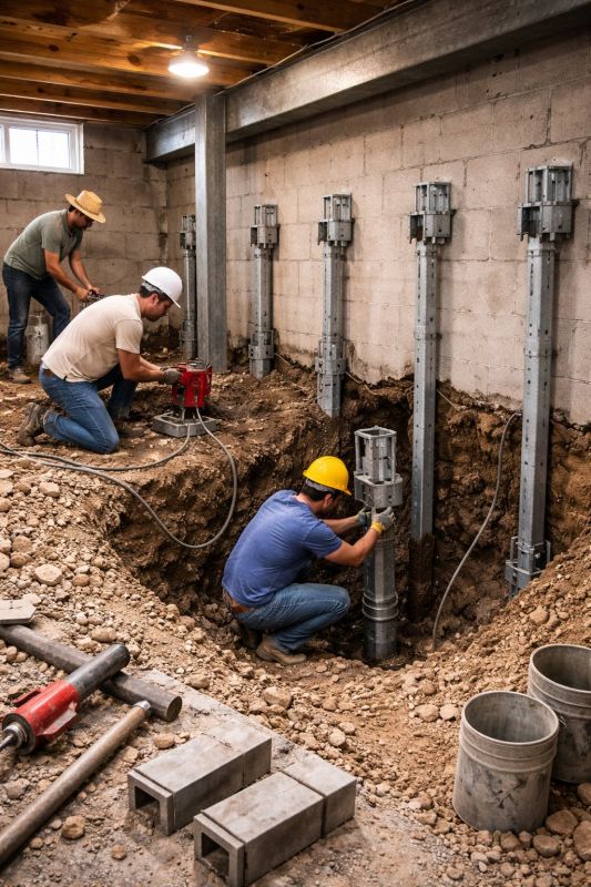 Underpinning Repair in Newton, MA