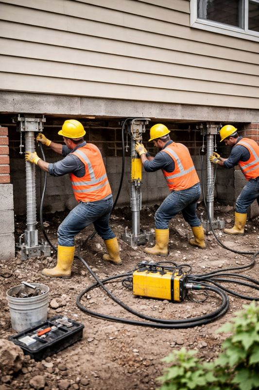 Foundation Stabilizing in West Roxbury, MA
